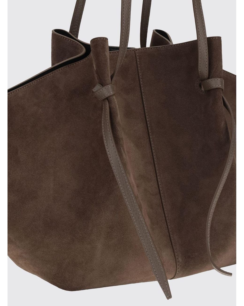 Yuzefi Brown Medium Mochi Shoulder Bag