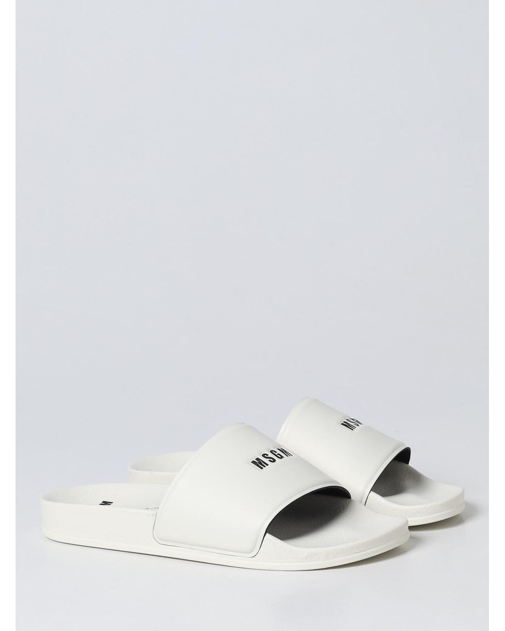 Sliders di MSGM in White da Uomo