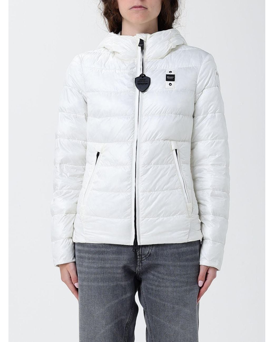 Doudoune En Nylon Blauer en coloris White