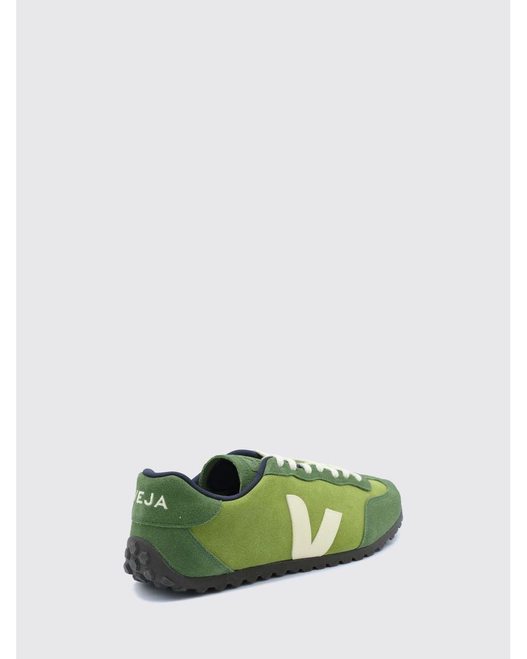 Veja Green Gt Suede Low Top Trainers With Contrast Logo for men