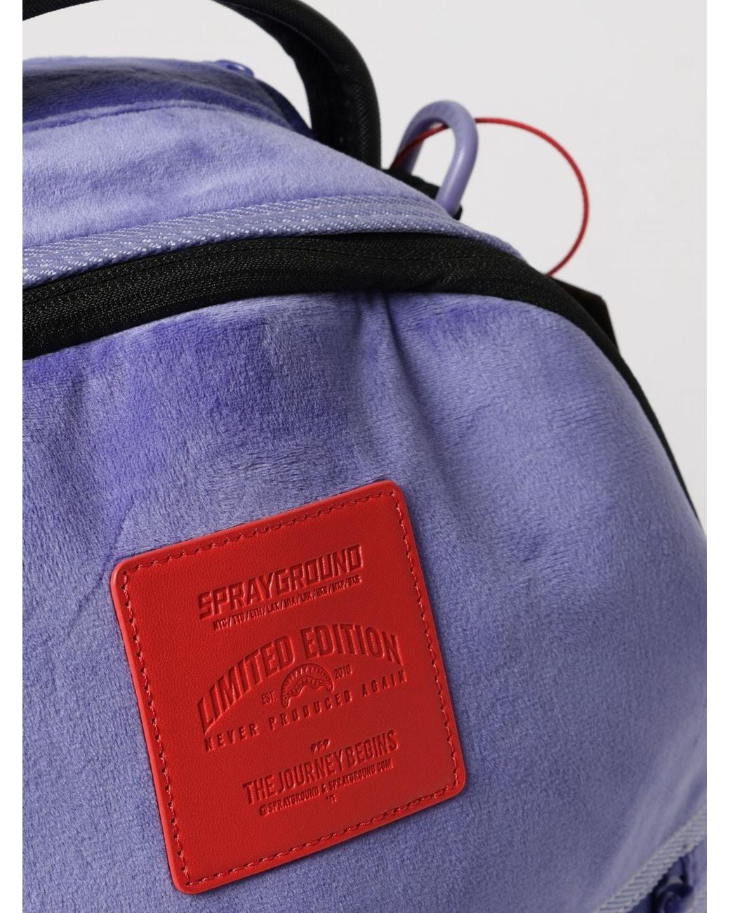 Sprayground Purple Backpack for men