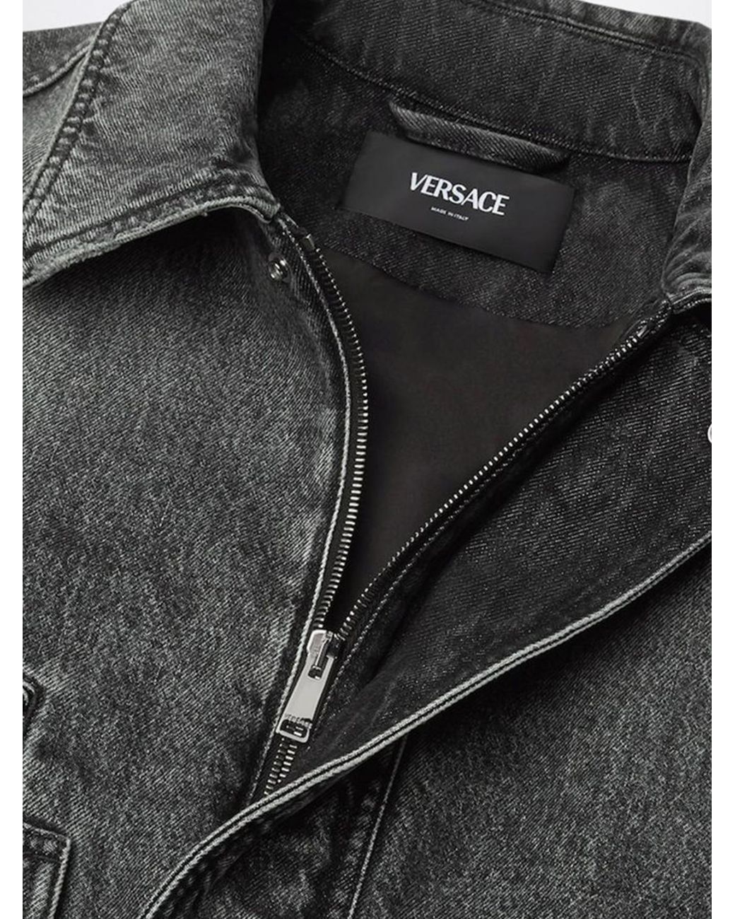 Chaqueta Vaquera Versace de hombre de color Gray