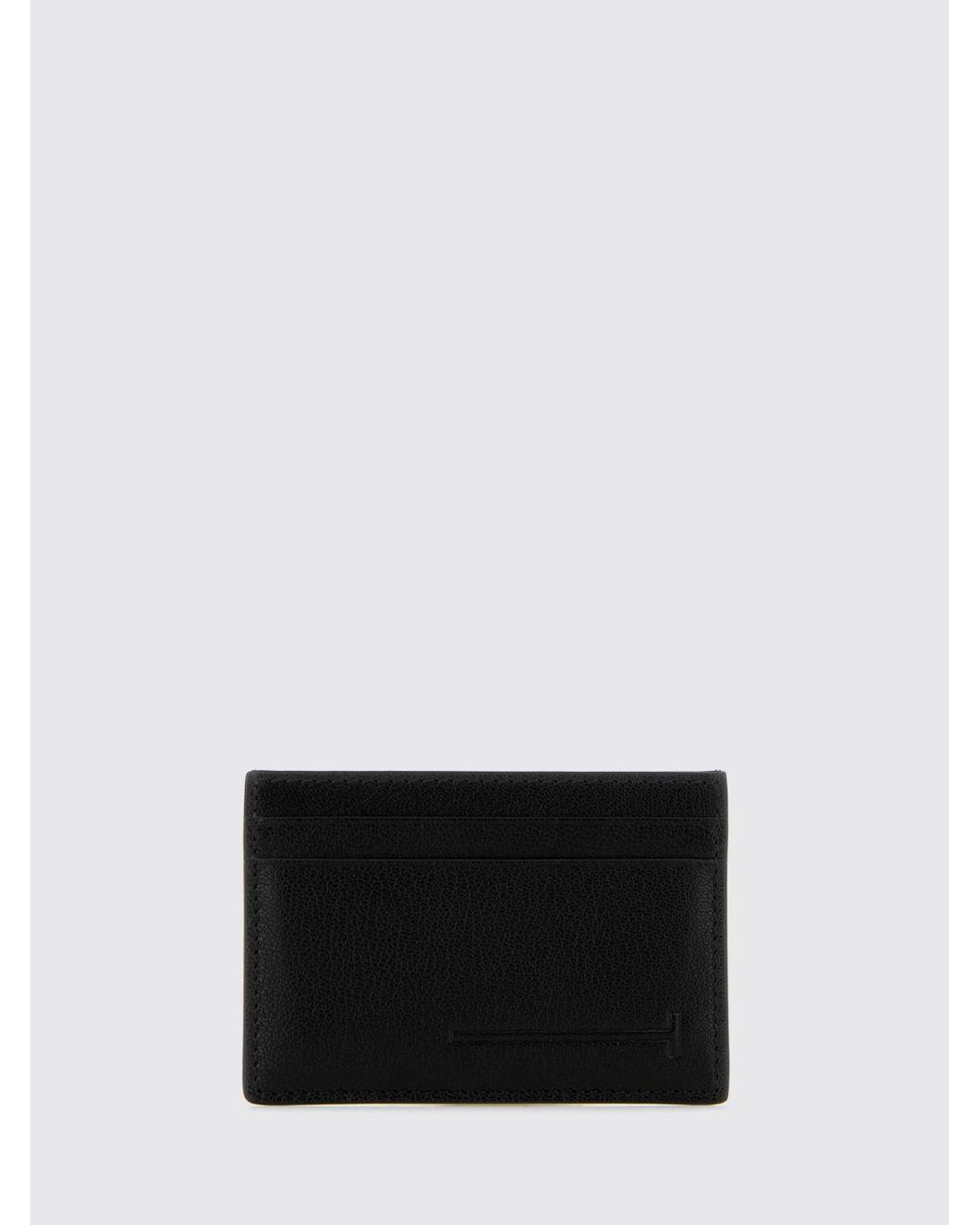 Tom Ford White Leather Credit Card Holder for men