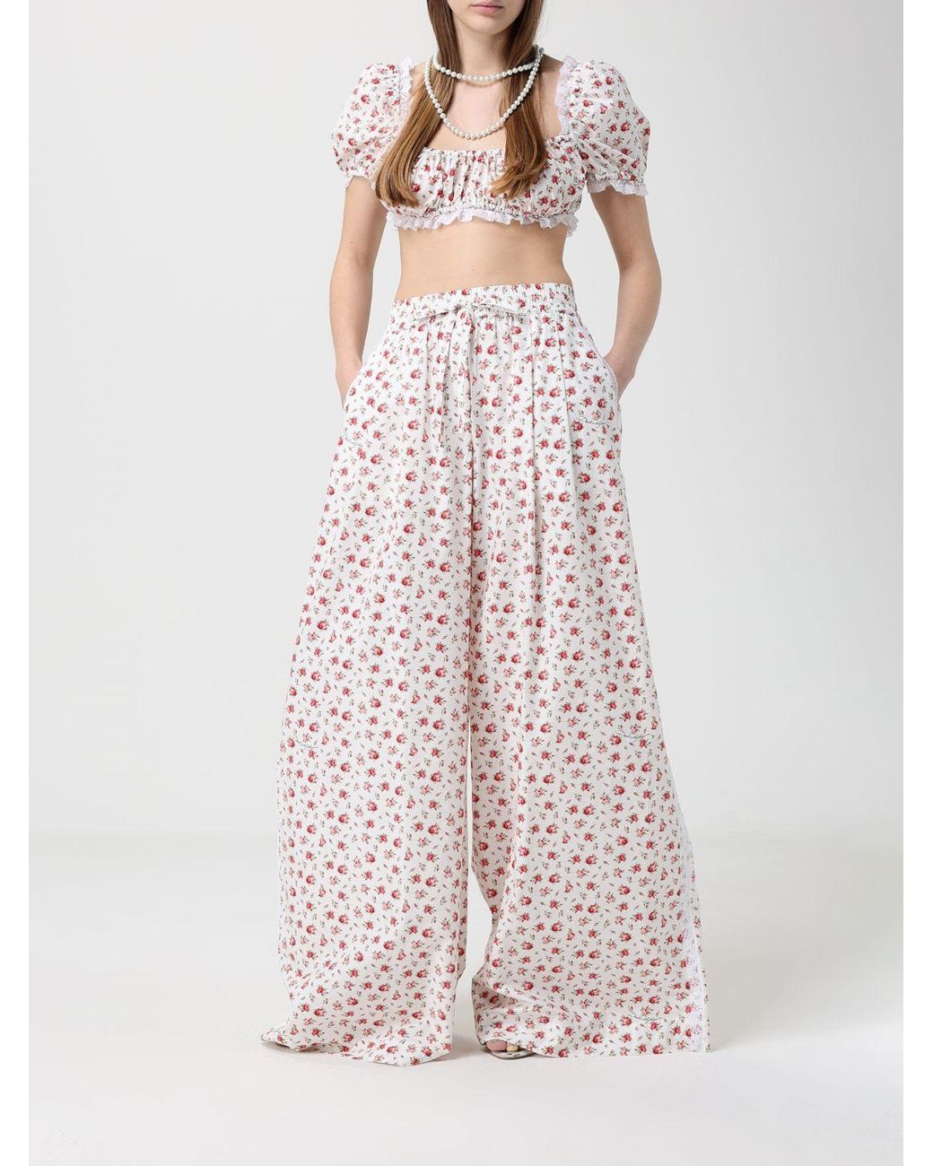 Dolce & Gabbana Multicolor Dolce &Amp Gabbana Floral Crop Top