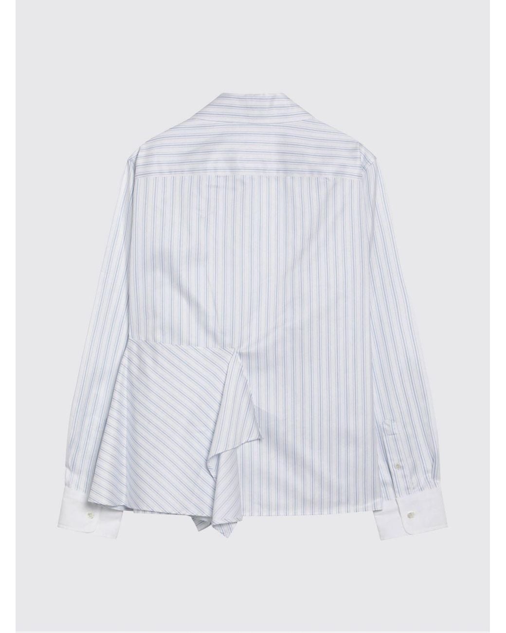 J.W. Anderson White Striped Cotton Shirt