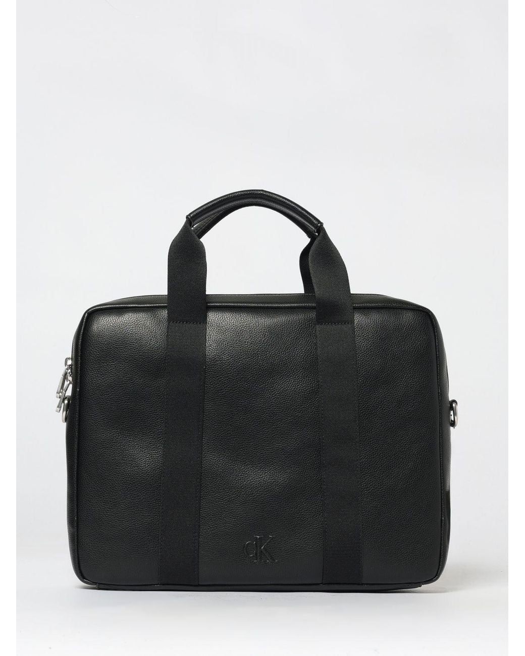 Calvin Klein Black Cargo Laptop Bag for men