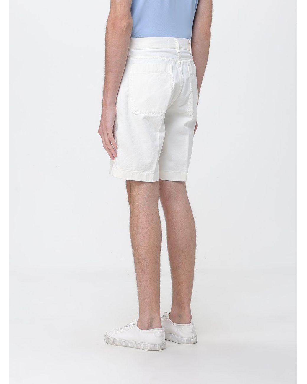 PT Torino White Chino Shorts for men