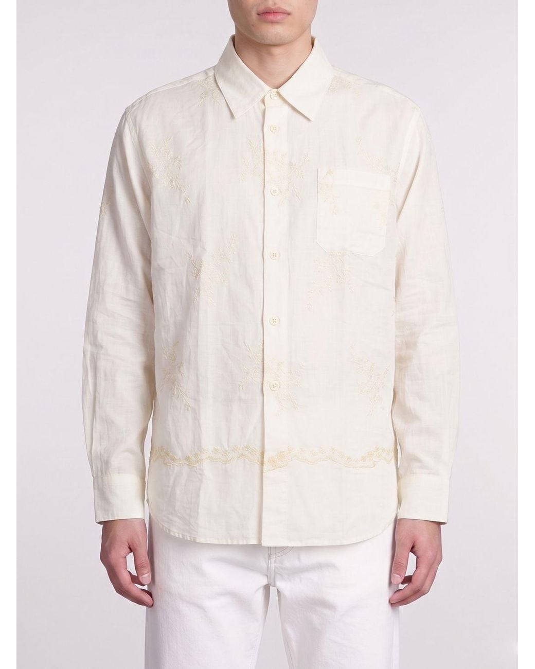 Our Legacy White Cotton Shirt for men
