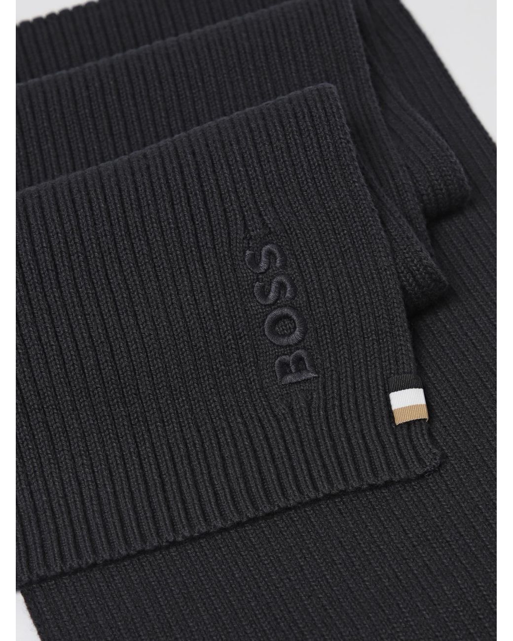 Bufanda Hombre Boss de hombre de color Black