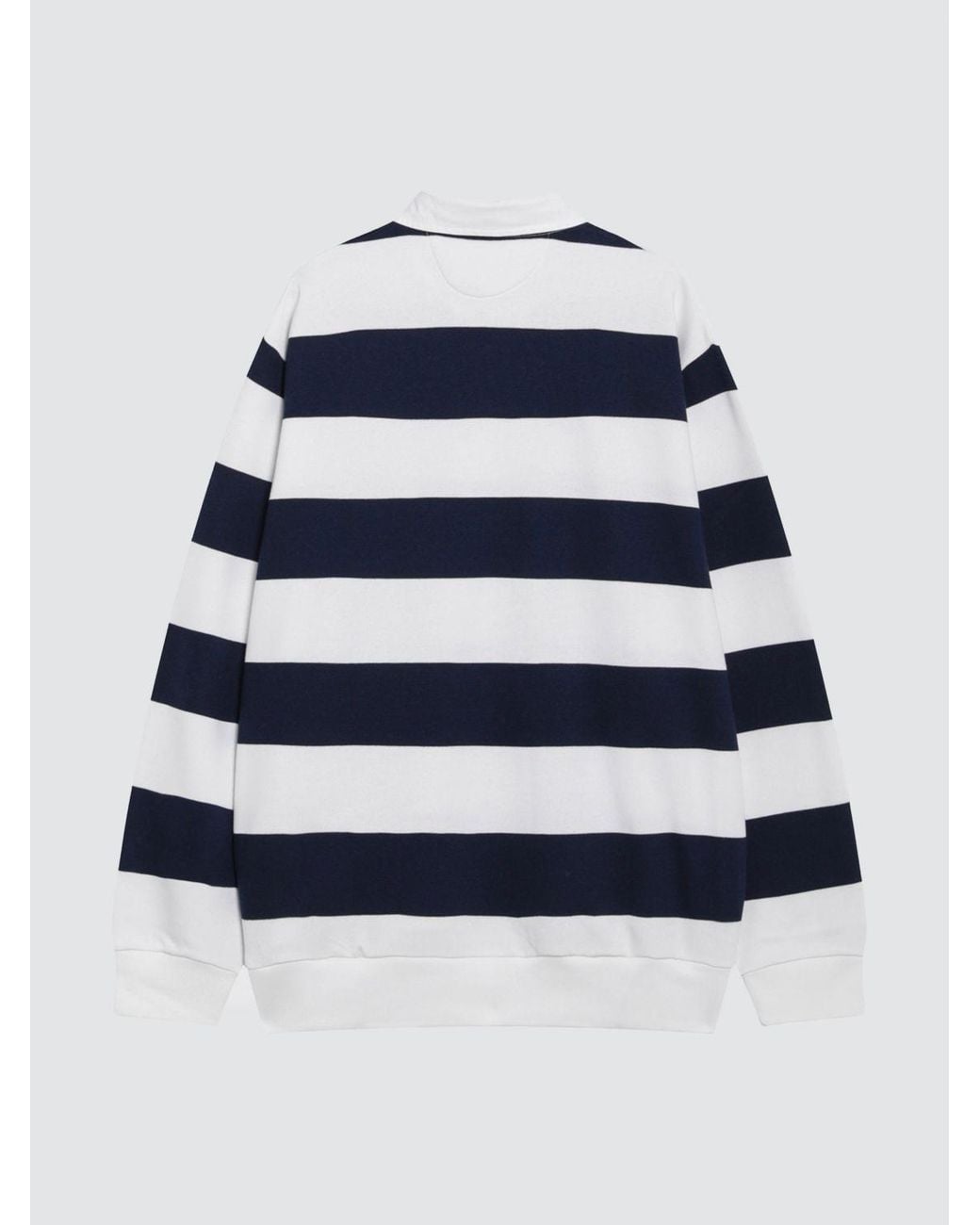Polo Ralph Lauren Blue Striped Cotton Long-Sleeve Polo Shirt With Pony Logo for men