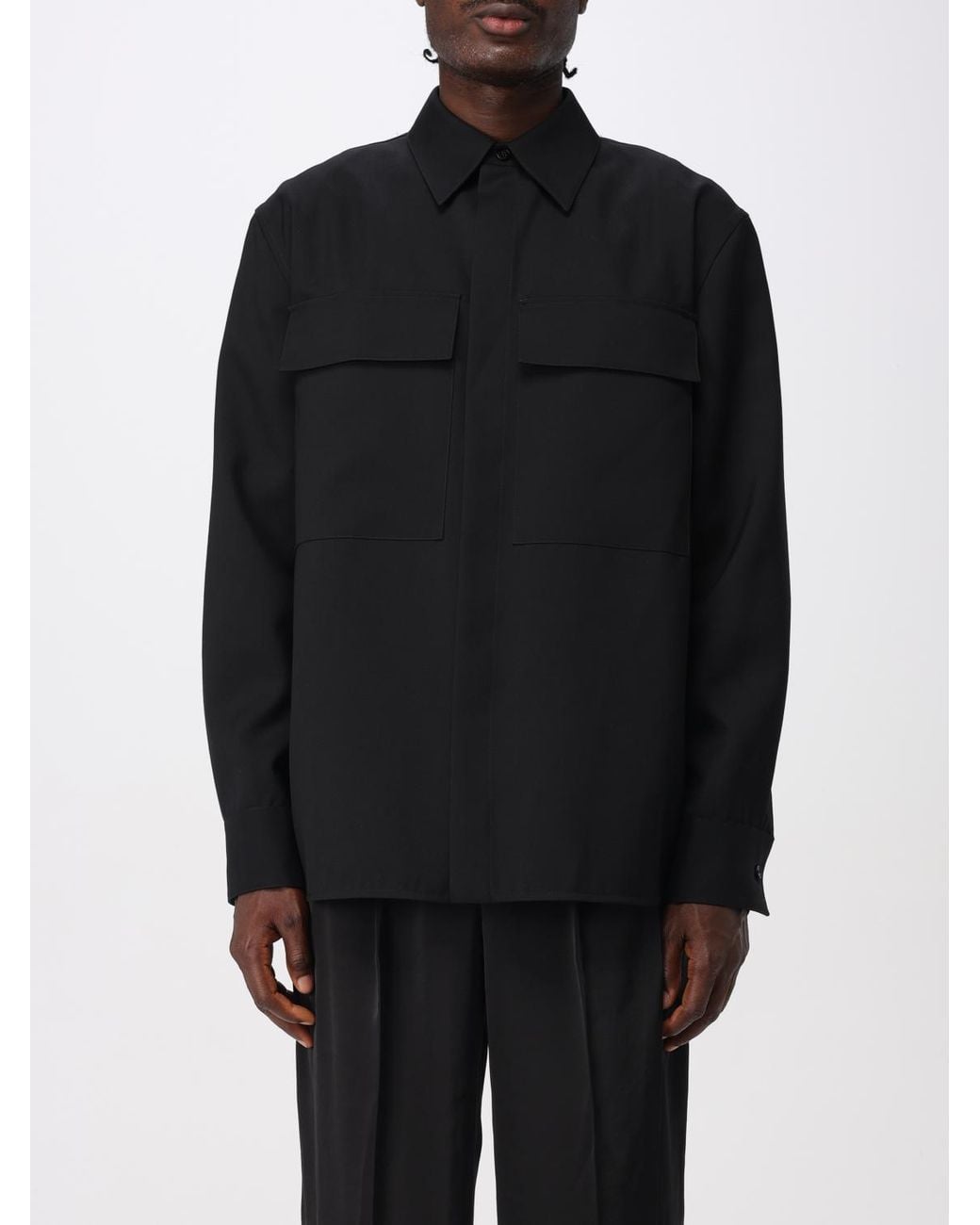 Camicia di Jil Sander in Black da Uomo