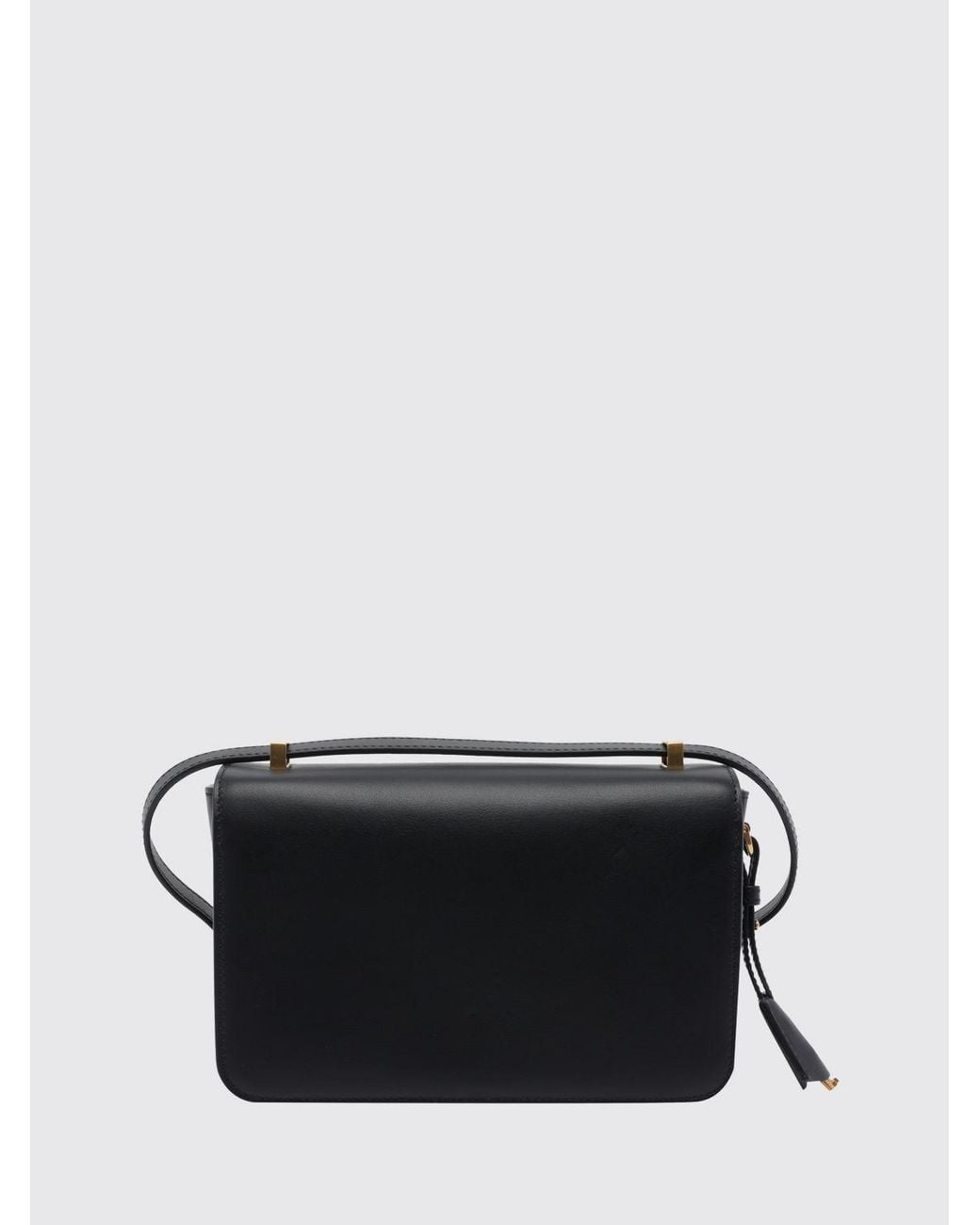 Tod's Black Flap T Timeless Mini Shoulder Bag