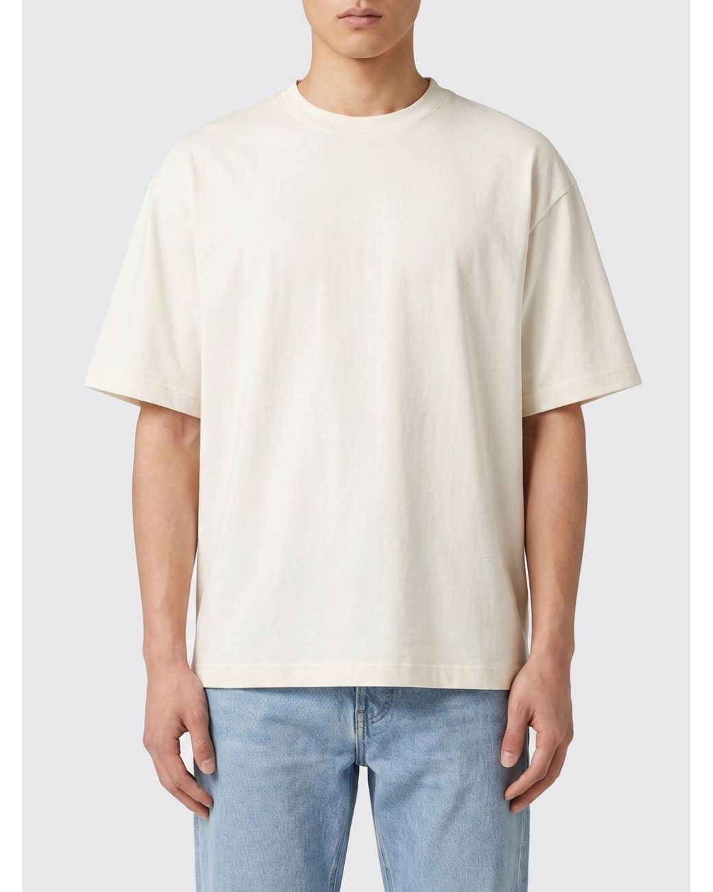 Camiseta De Algodón The Row de hombre de color White