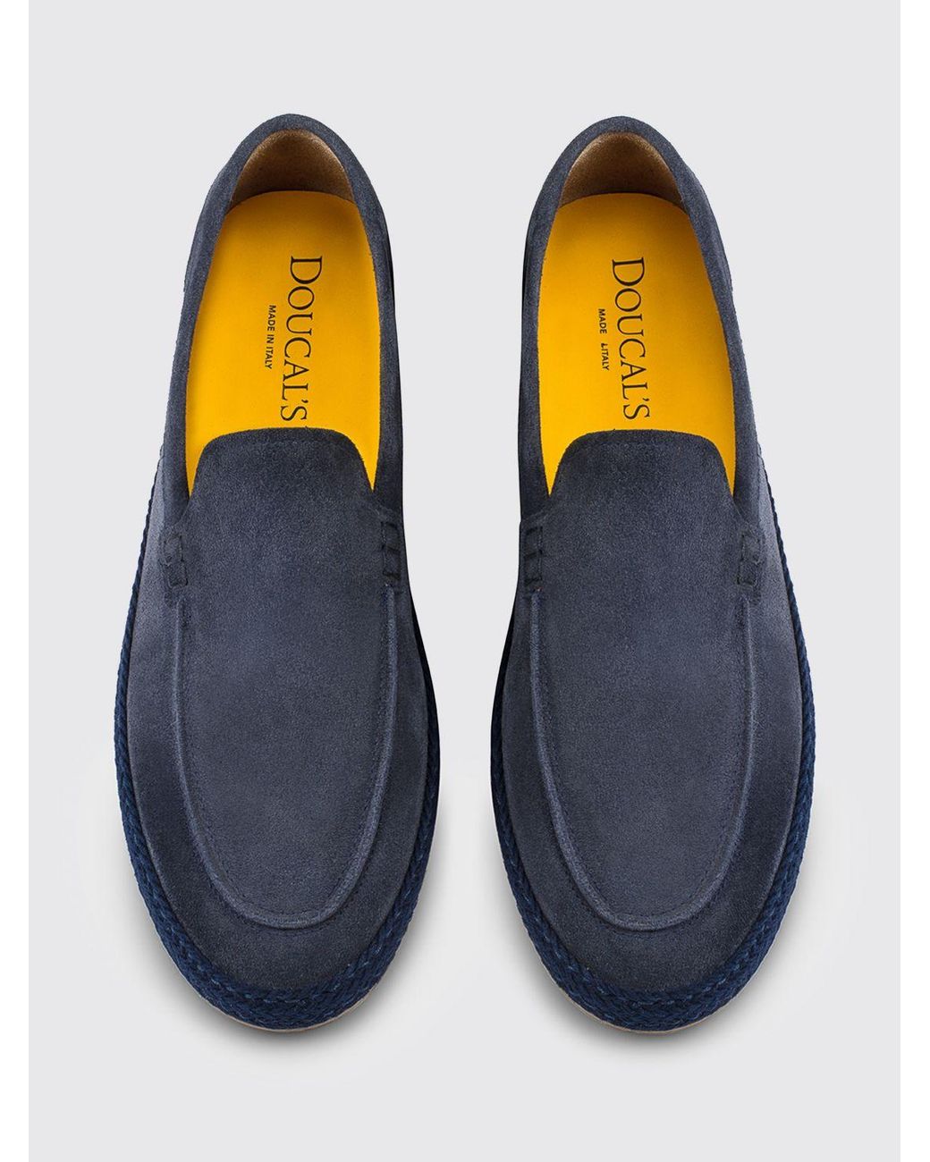 Doucal's Blue Suede Espadrilles for men