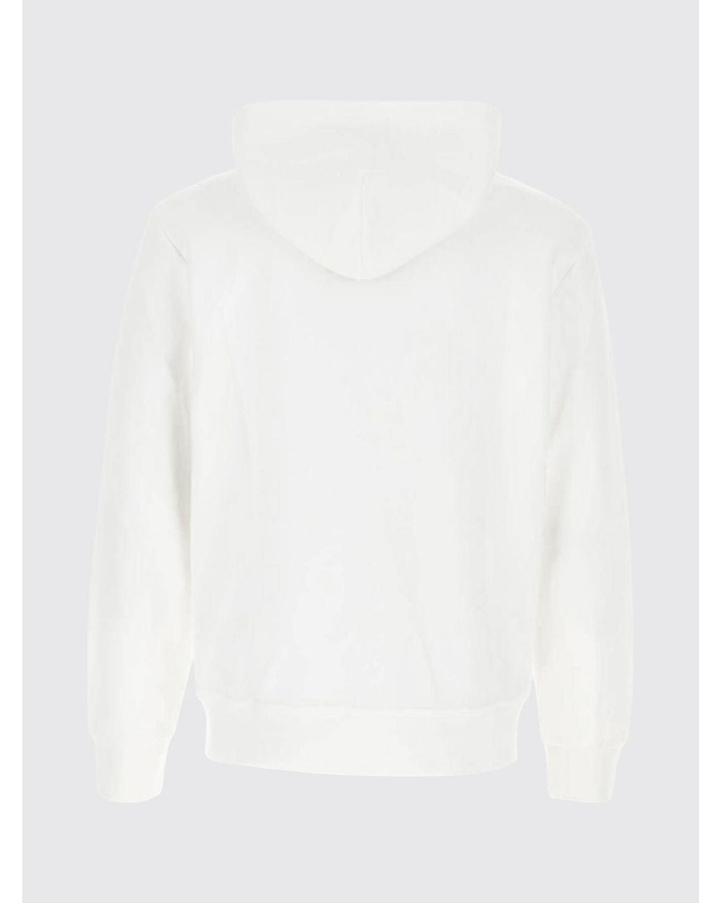 Polo Ralph Lauren White Cotton-Blend Jumper With Pony Logo for men
