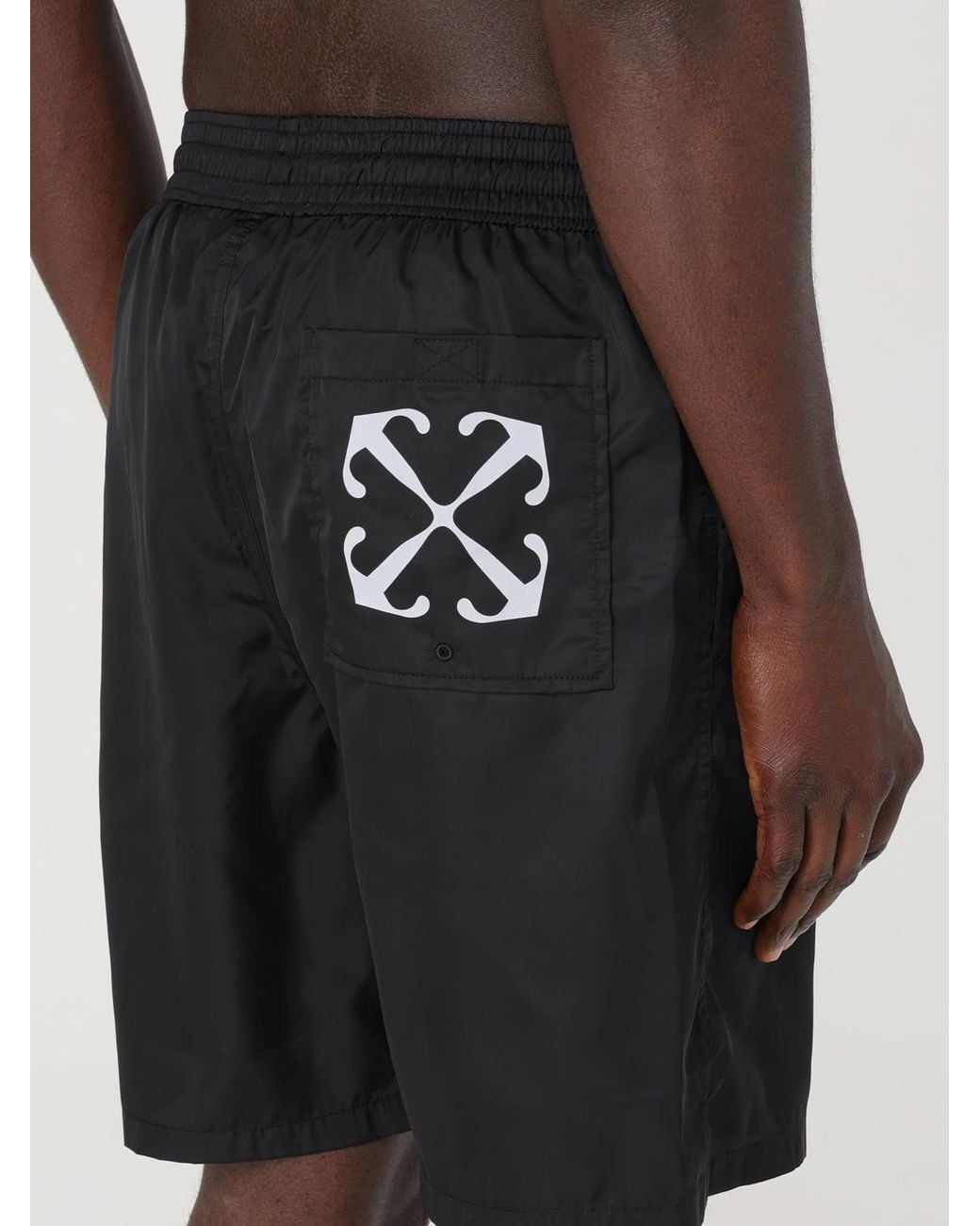 Off-White c/o Virgil Abloh Black Swimsuit for men
