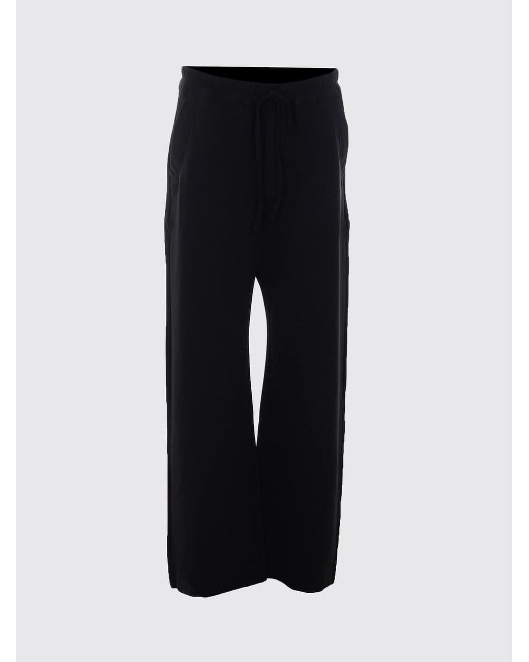 Thom Krom Black Cotton-Blend Joggers With Patch Pockets for men