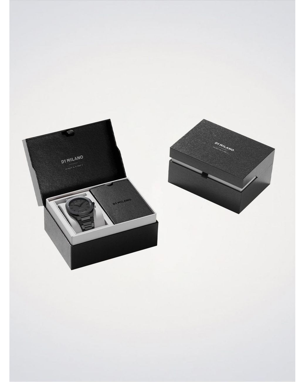 D1 Milano Black Ultra Thin Shadow 40 Mm Watch for men