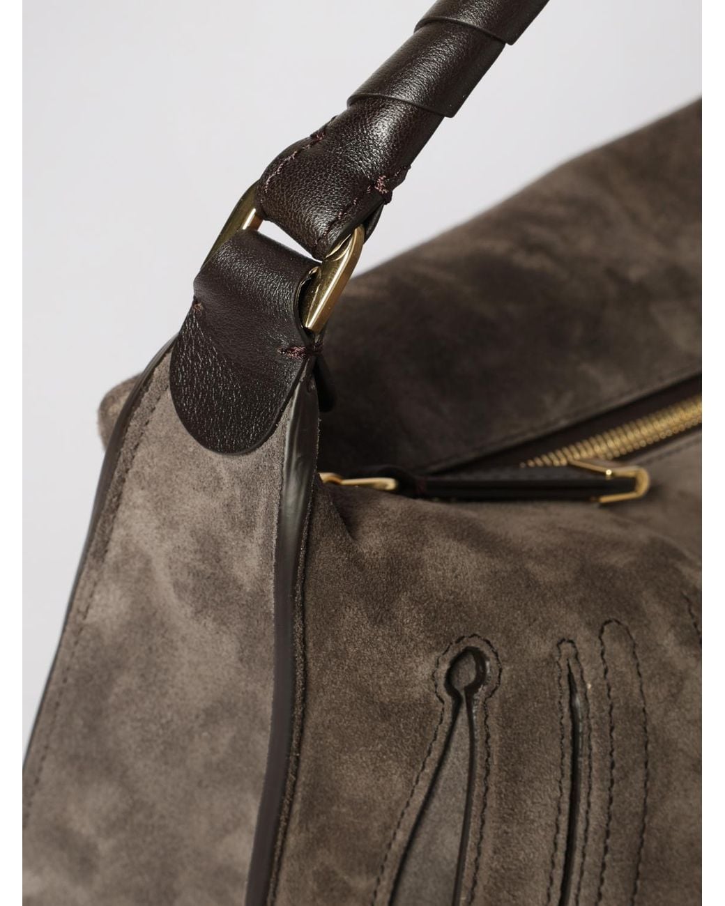 Chloé Brown ChloÉ Marcie Suede Bag