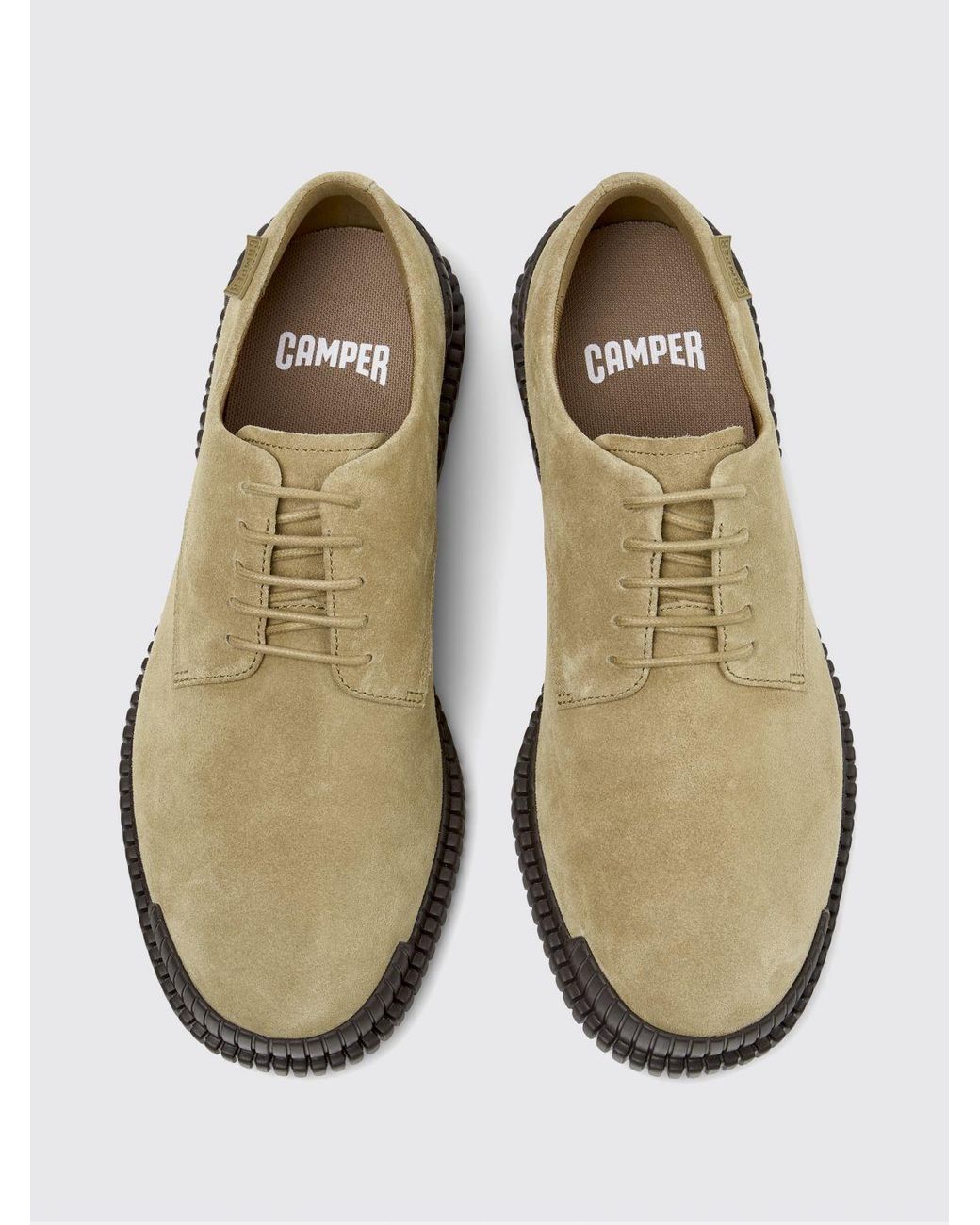 Camper Brown Pix Suede Derby for men
