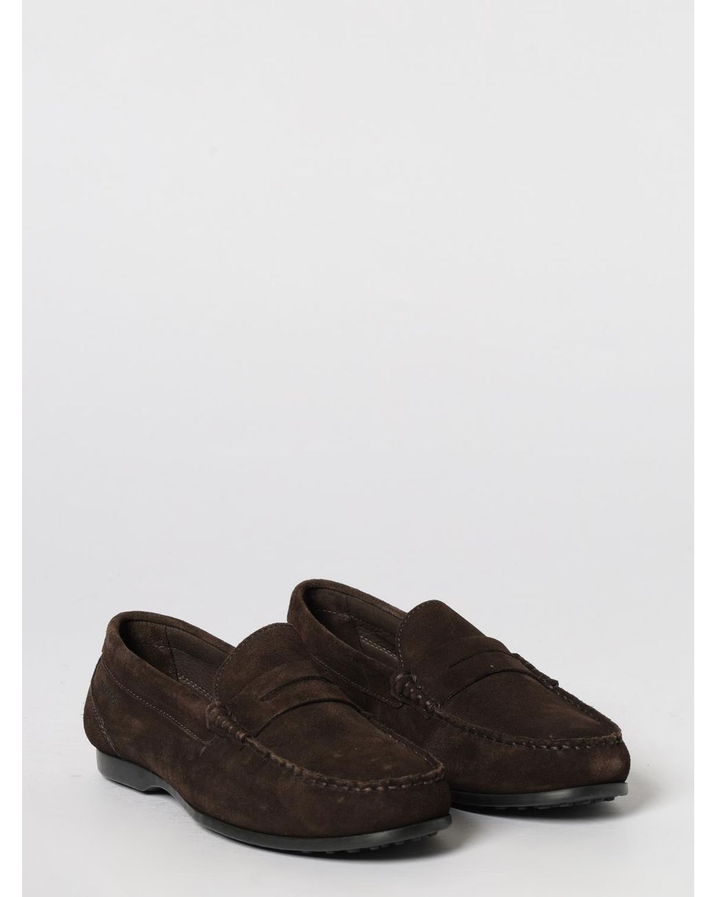 Sebago White Byron Suede Loafers for men