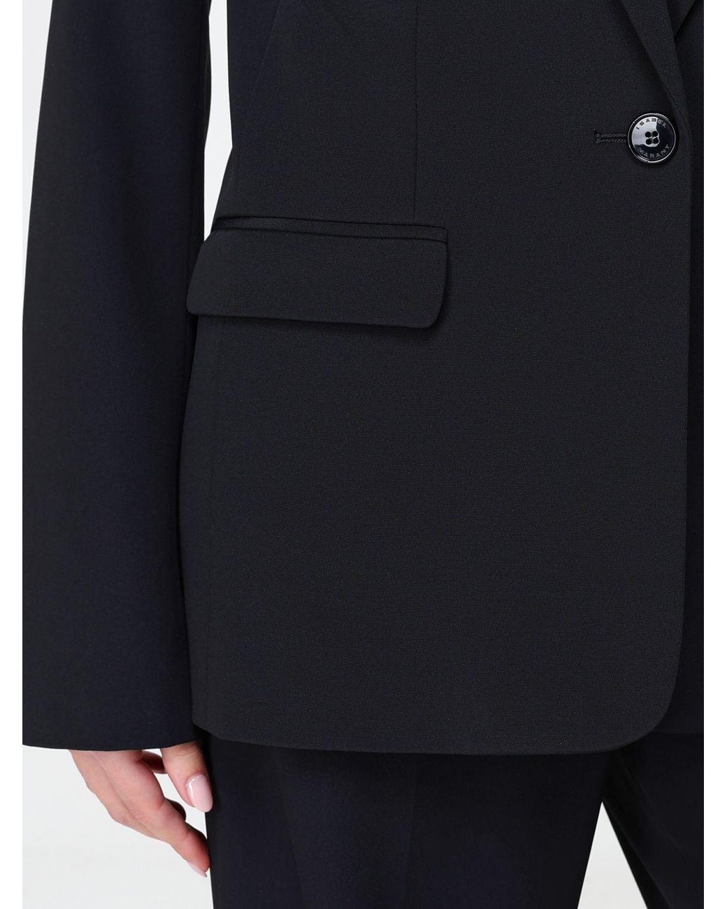 Isabel Marant Black Silk Blazer