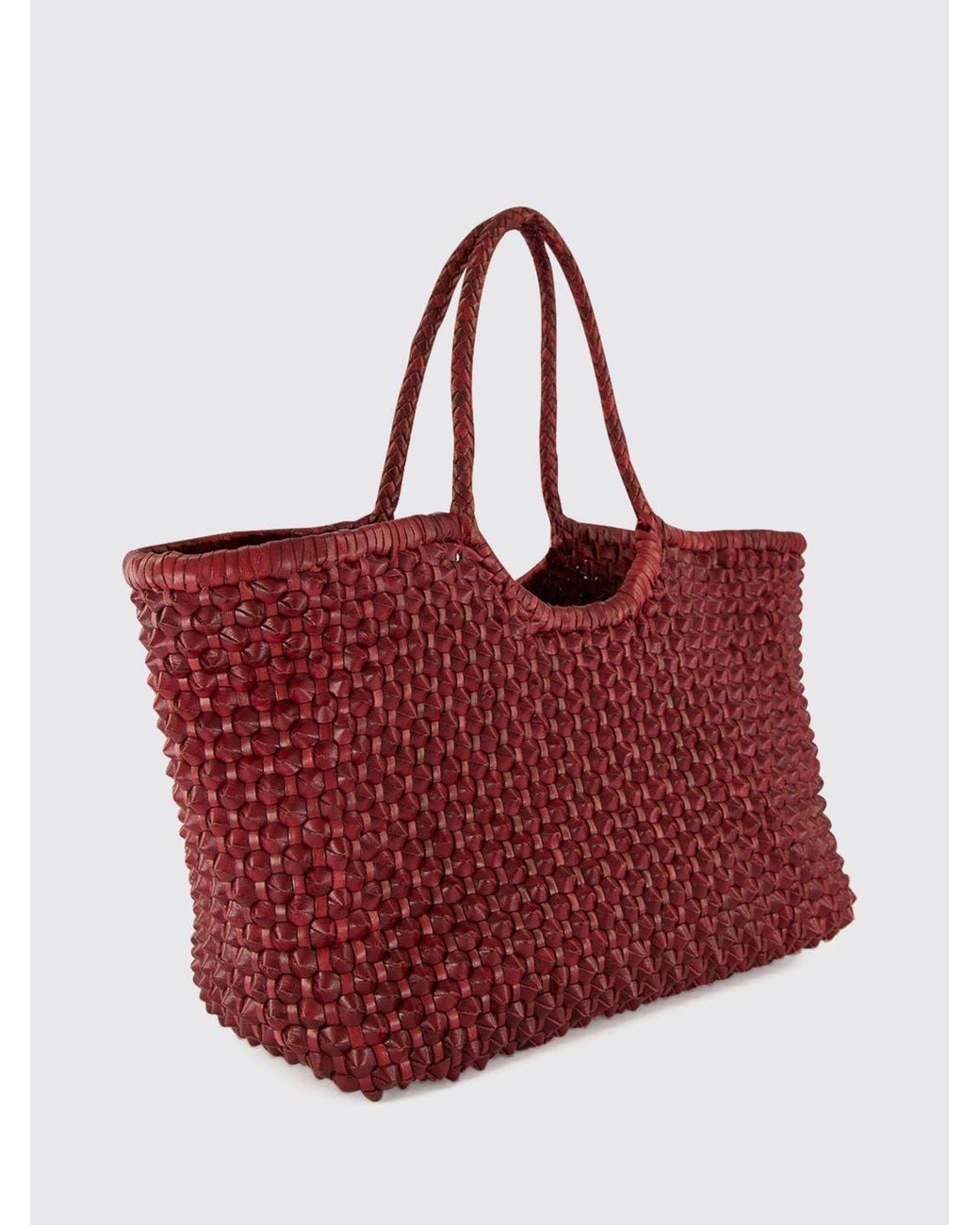Dragon Diffusion Red Large Nantucket Tote Bag