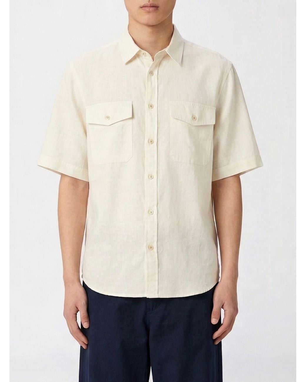 Camisa De Lino DSquared² de hombre de color White