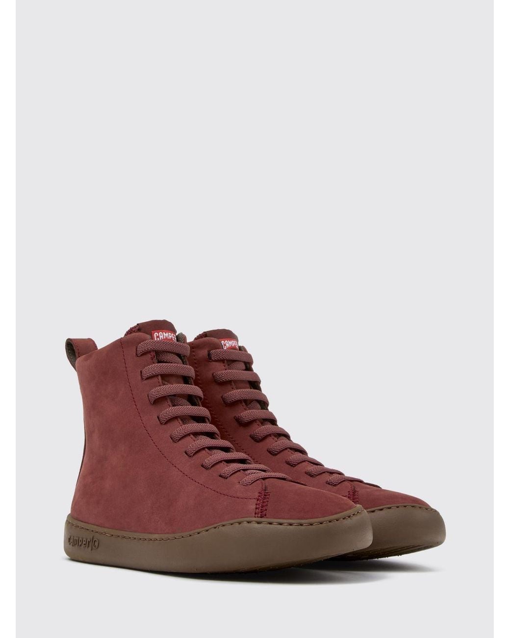 Camper Red Peu Touring Outdoor Ankle Boots