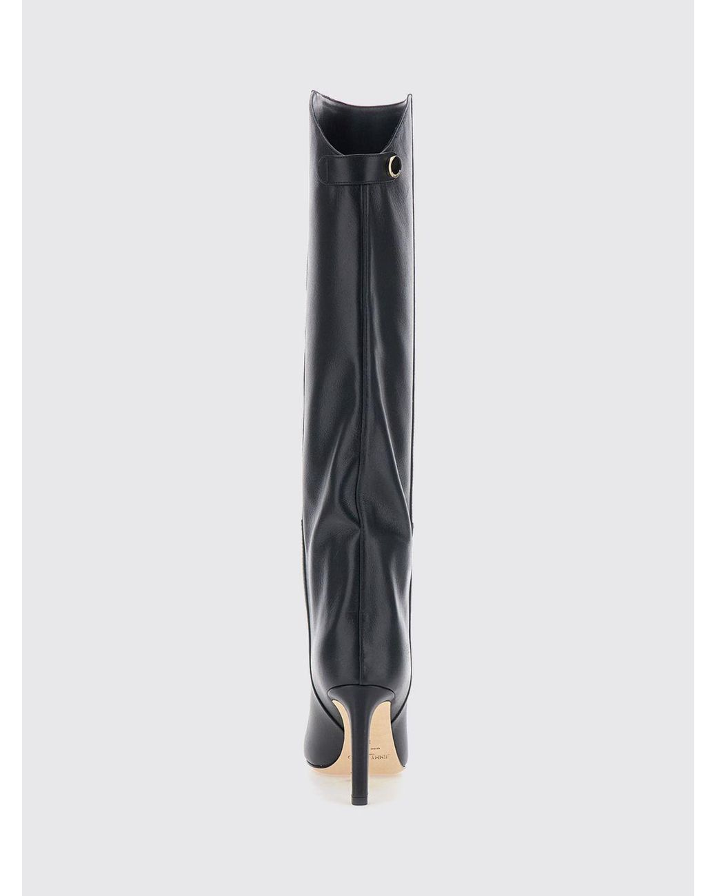 Jimmy Choo Black Alizze Knee-High Boots