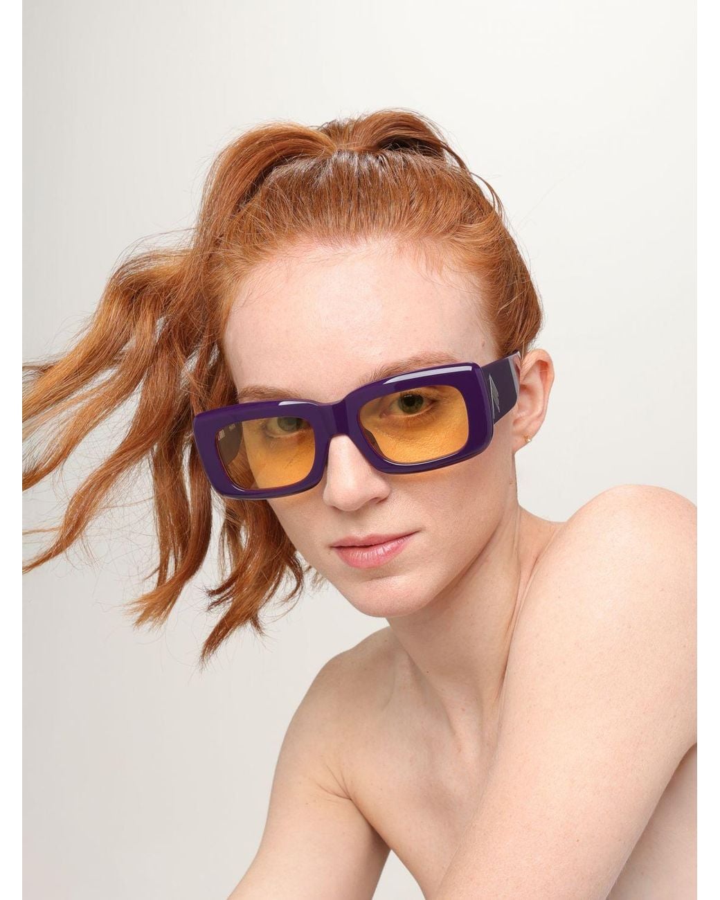 The Attico Blue Sunglasses