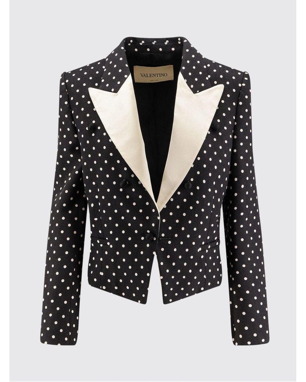 Valentino Blue Single-Breasted Blazer