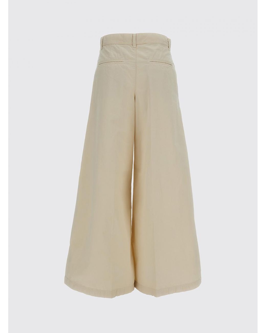 Polo Ralph Lauren Natural Cotton Wide Leg Trousers
