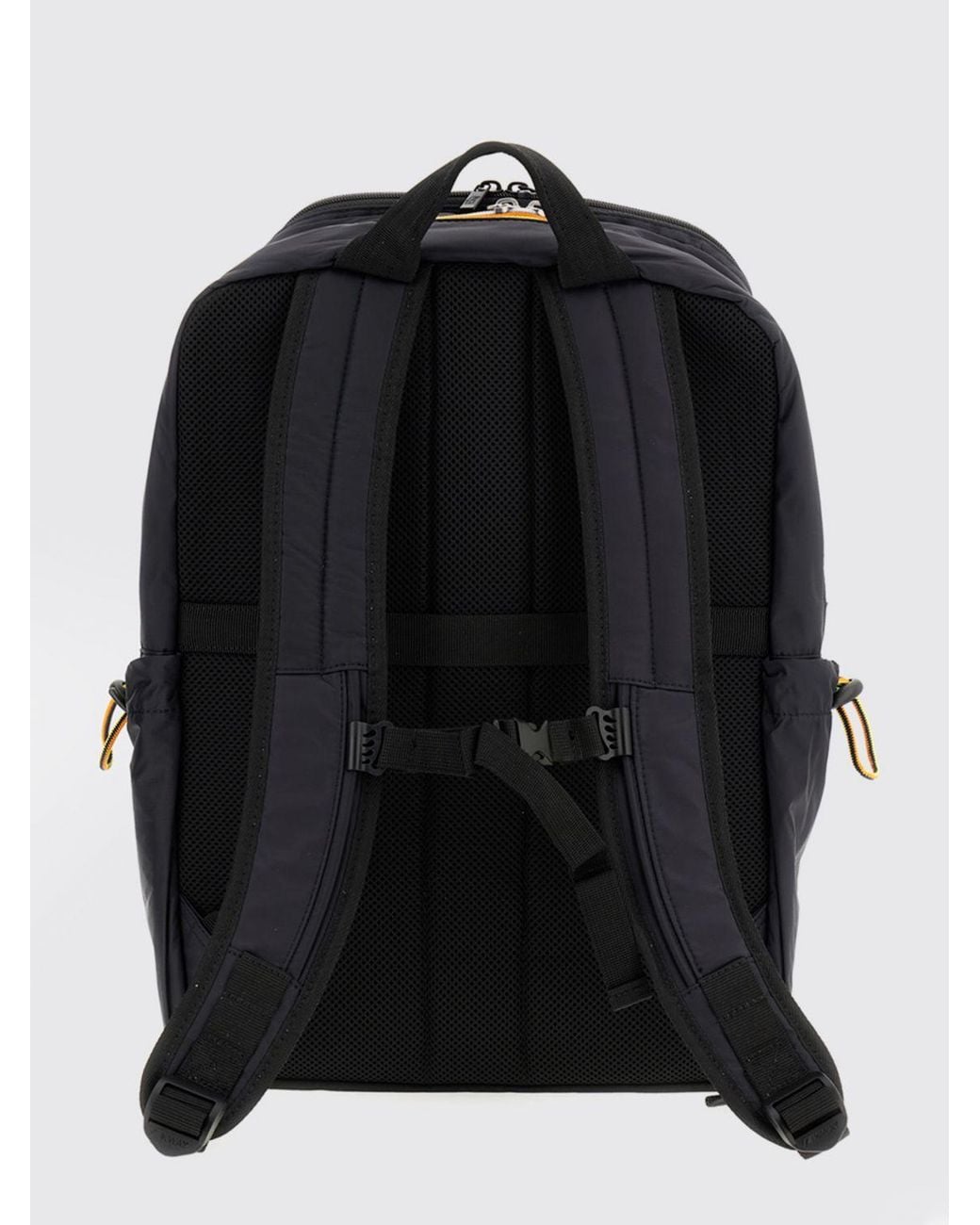 K-Way Black Waterproof Ripstop Nylon Backpack With Adjustable Shoulder Straps for men