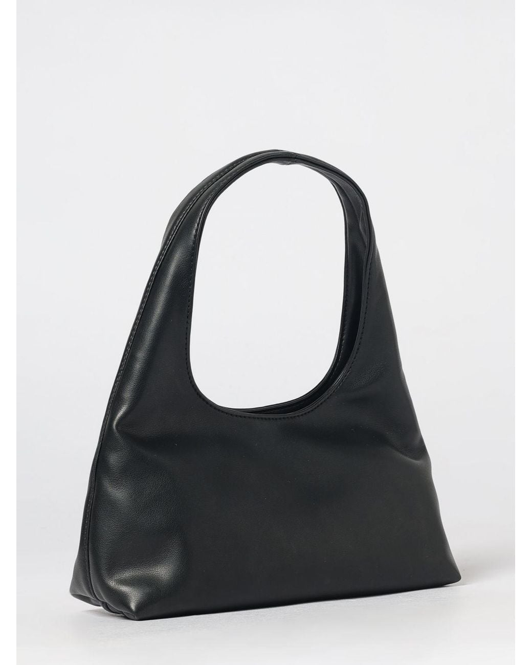 A.P.C. Black Paloma Smooth Cowskin Hobo Bag With Printed Logo