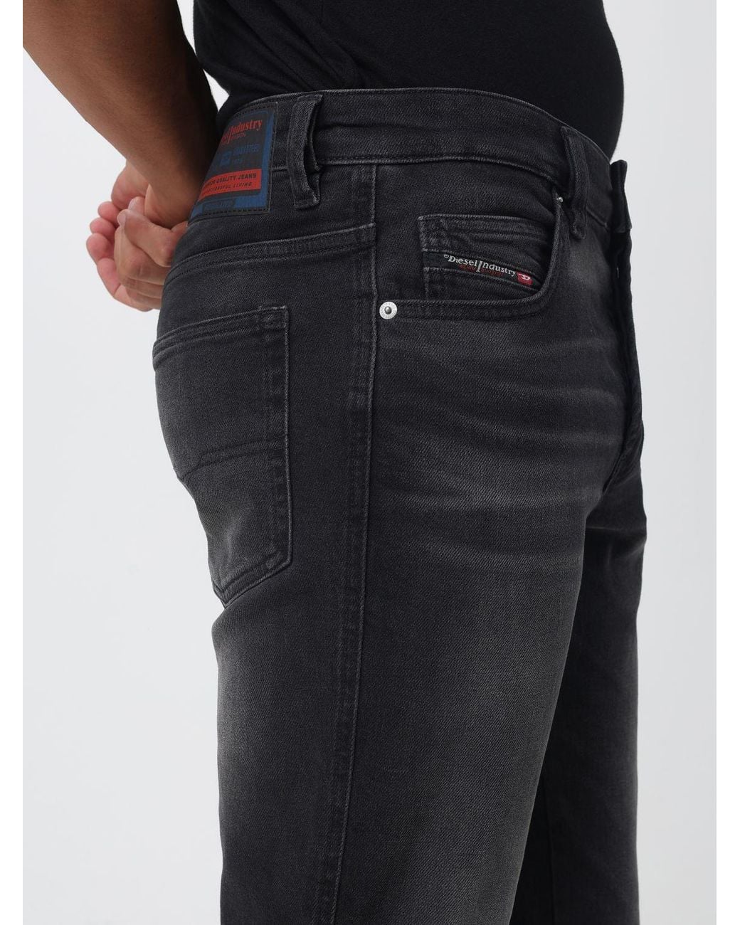 DIESEL Blue D-Vyl Mid-Rise Slim Fit Jeans for men
