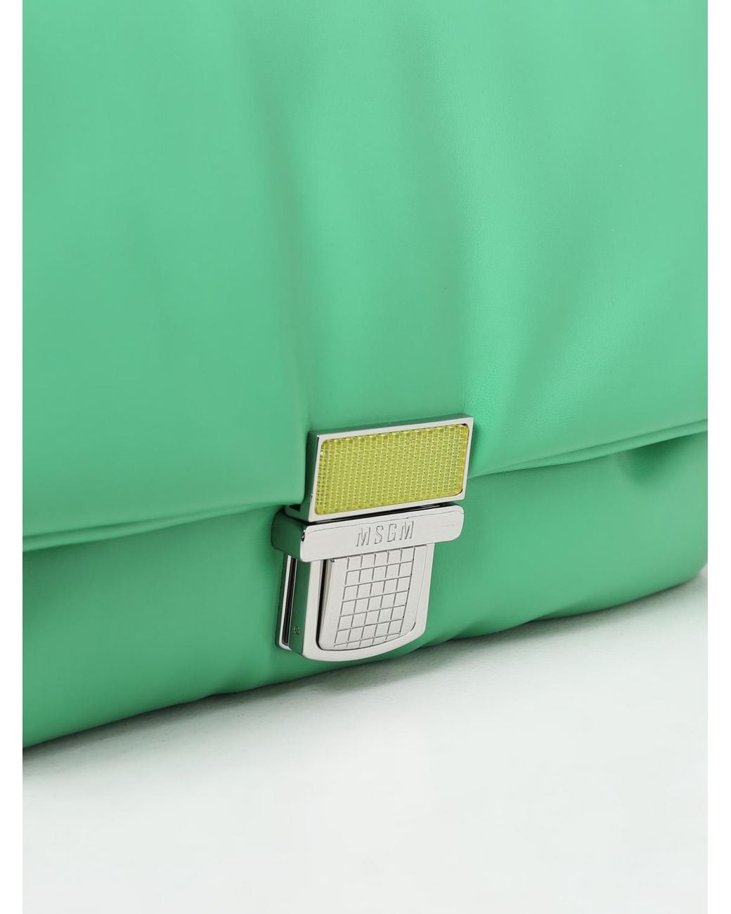 MSGM Green Clutch