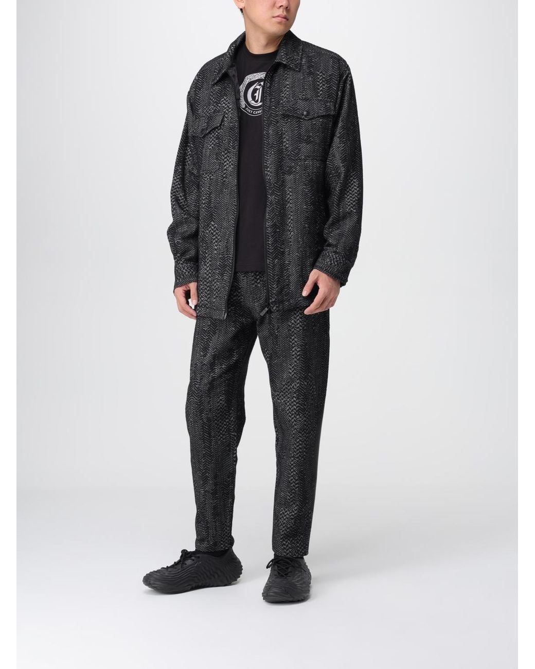Just Cavalli Gray Jacket for men