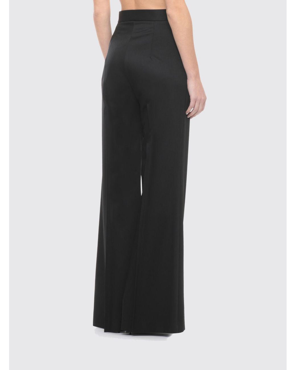 Vivienne Westwood Black Flared Virgin Wool Trousers