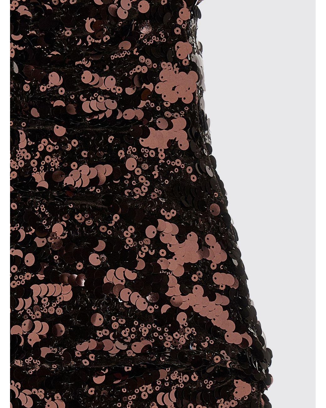 Ganni Black Sequin Dress