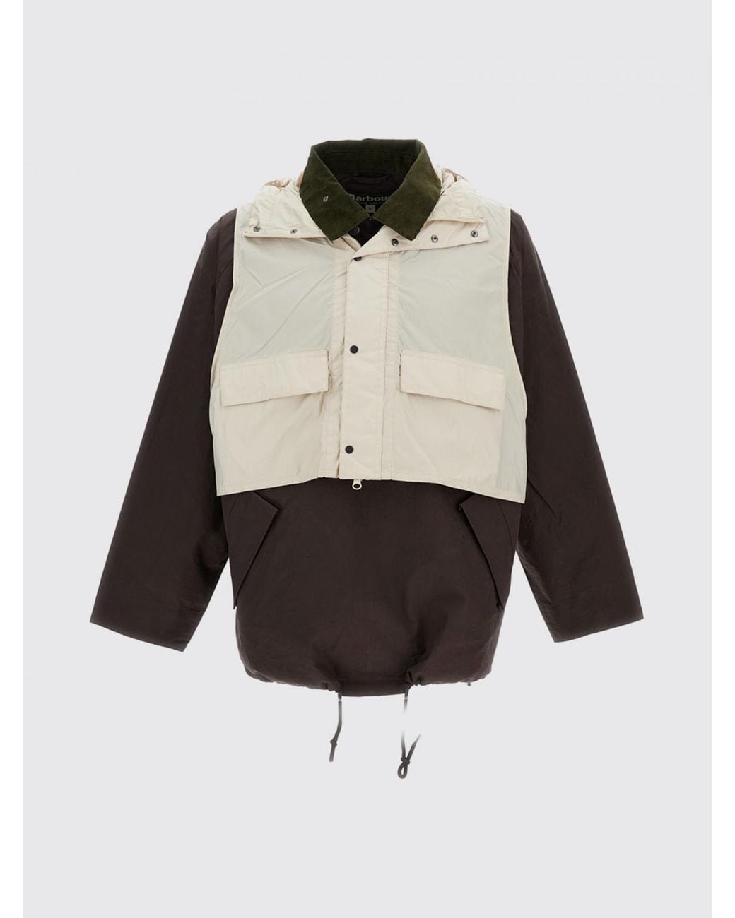Barbour Green Transport Smock Casual Jacket X Kaptain Sunshine for men