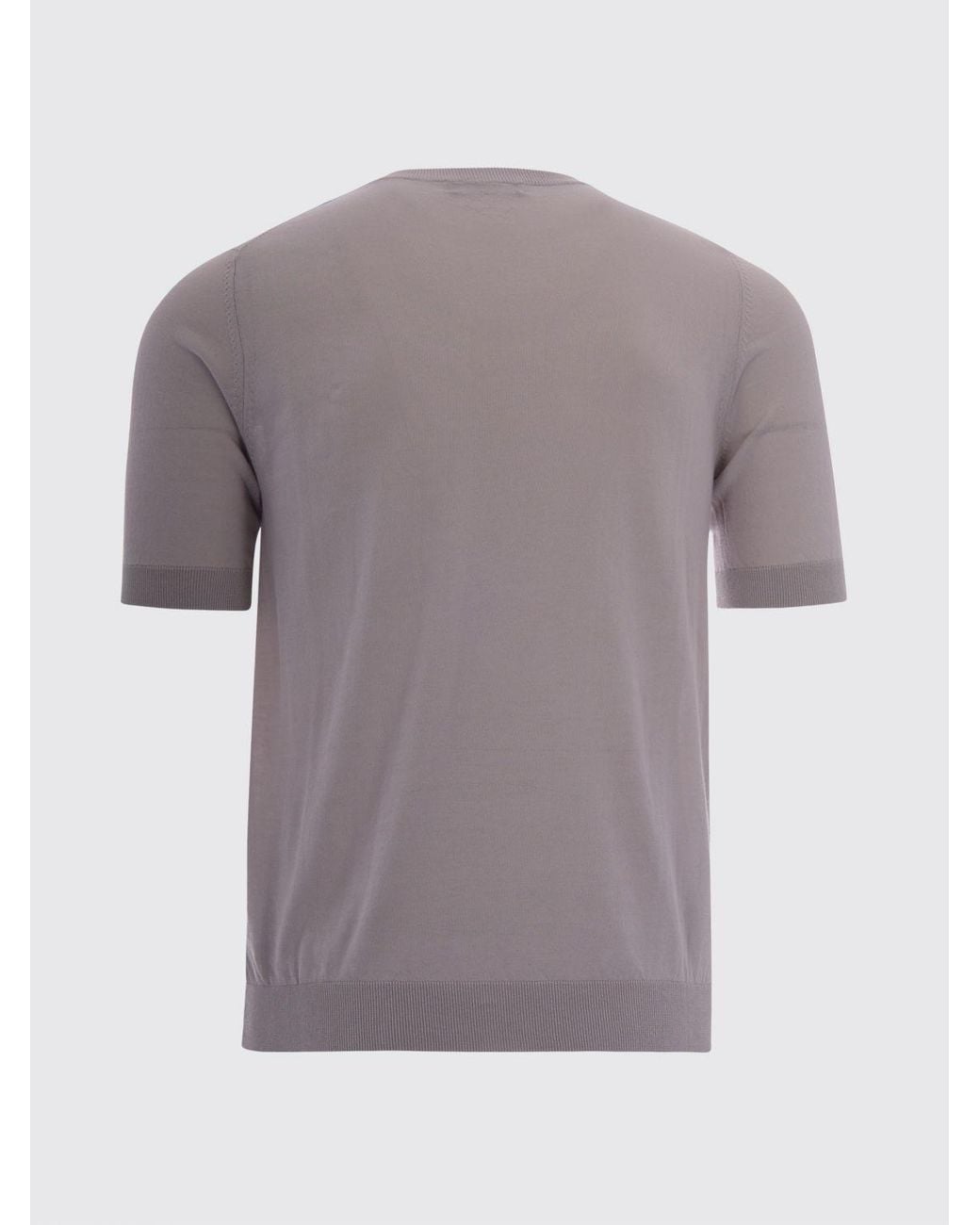 Ballantyne Purple Cotton Knit Top for men