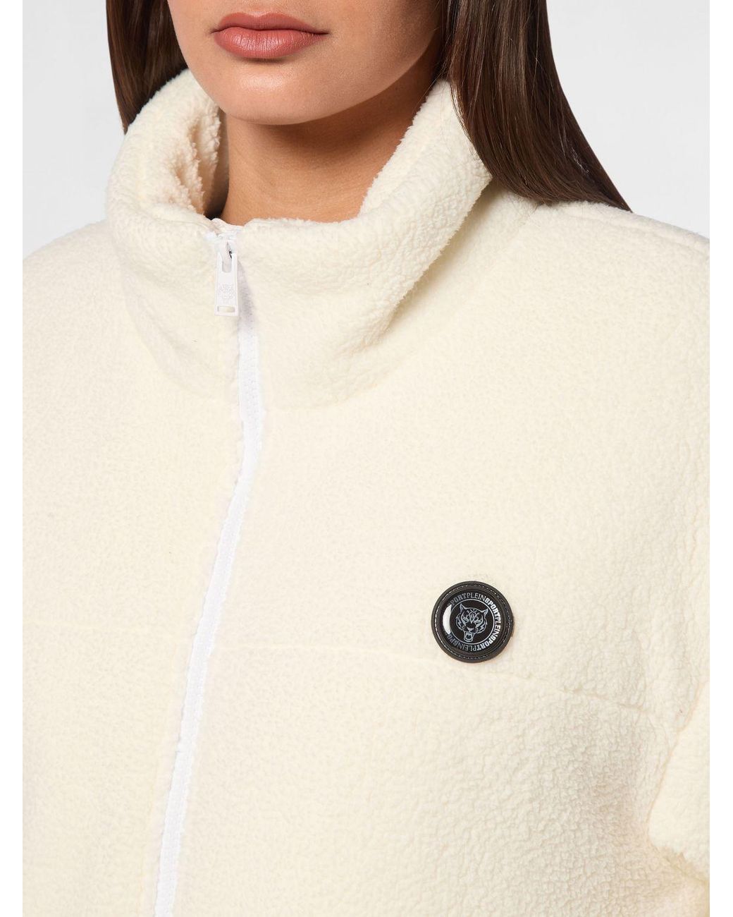 Philipp Plein Natural Relaxed Fit Short Sports Jacket