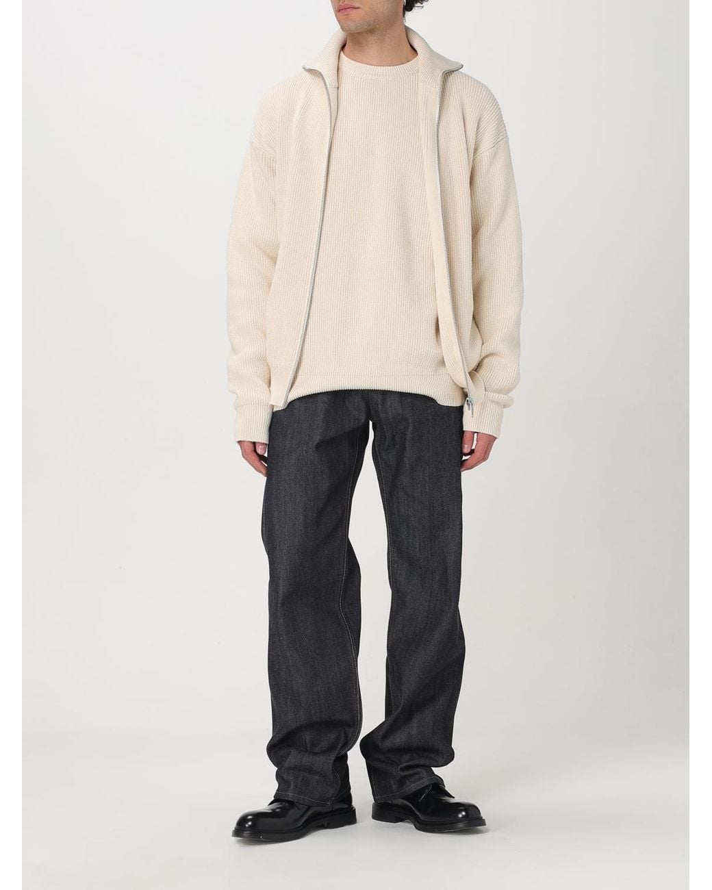 Jil Sander Natural Cardigan for men