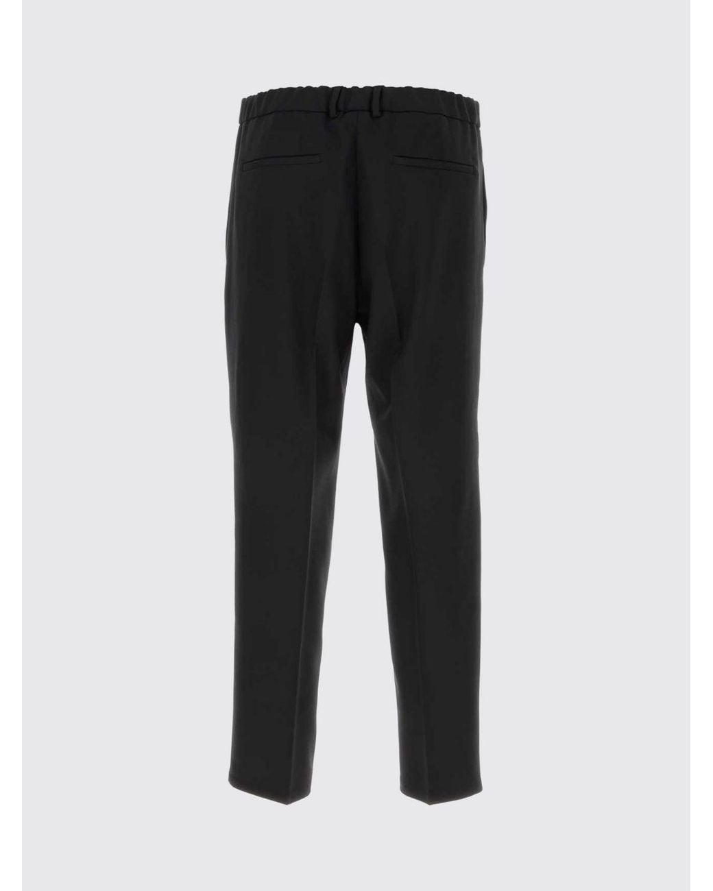 Jil Sander Black Slim-Fit Tailored Trousers for men