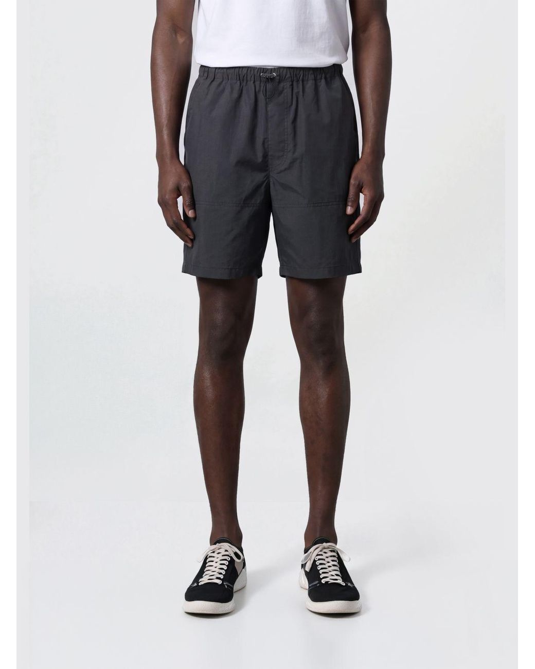 Roberto Collina Blue Cotton Shorts for men