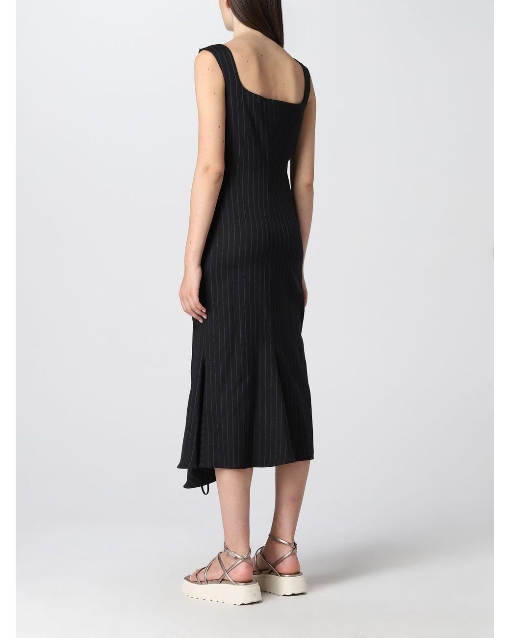 Sportmax Dress in Black | Lyst
