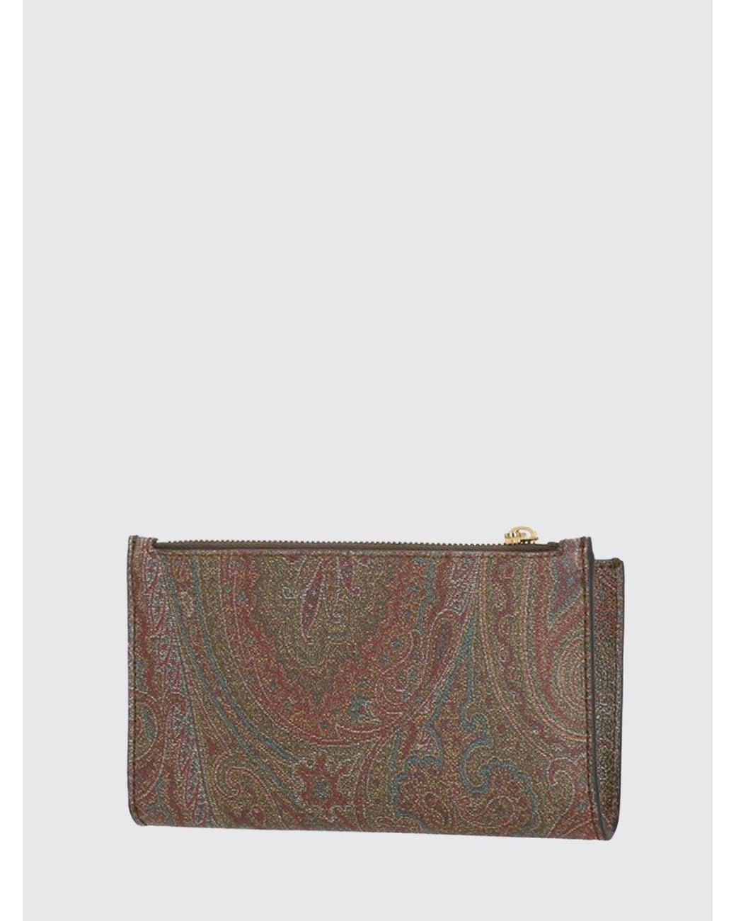 Etro Brown Geldbörse Damen