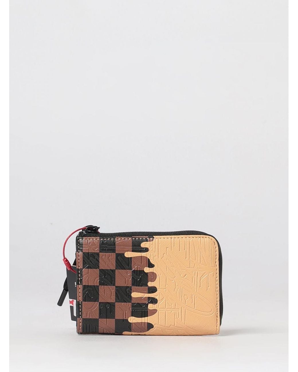 Sprayground Pink Zip Wallet for men