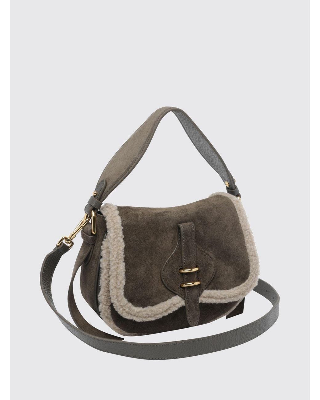 Coccinelle Gray Shoulder Bag